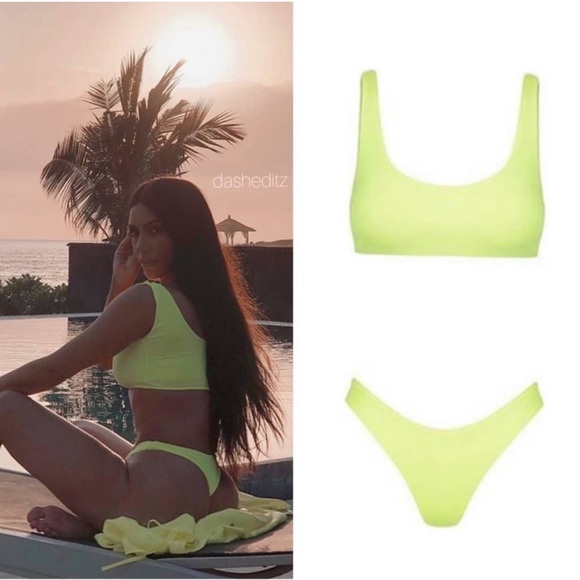 Aexae Magnum Bikini S Neon Yellow - Picture 1 of 5